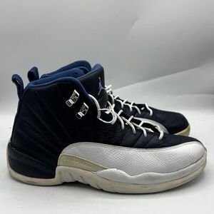 Nike Air Jordan 12 XII GS Obsidian Mens Size 8 Blue White Basketball 130690-410